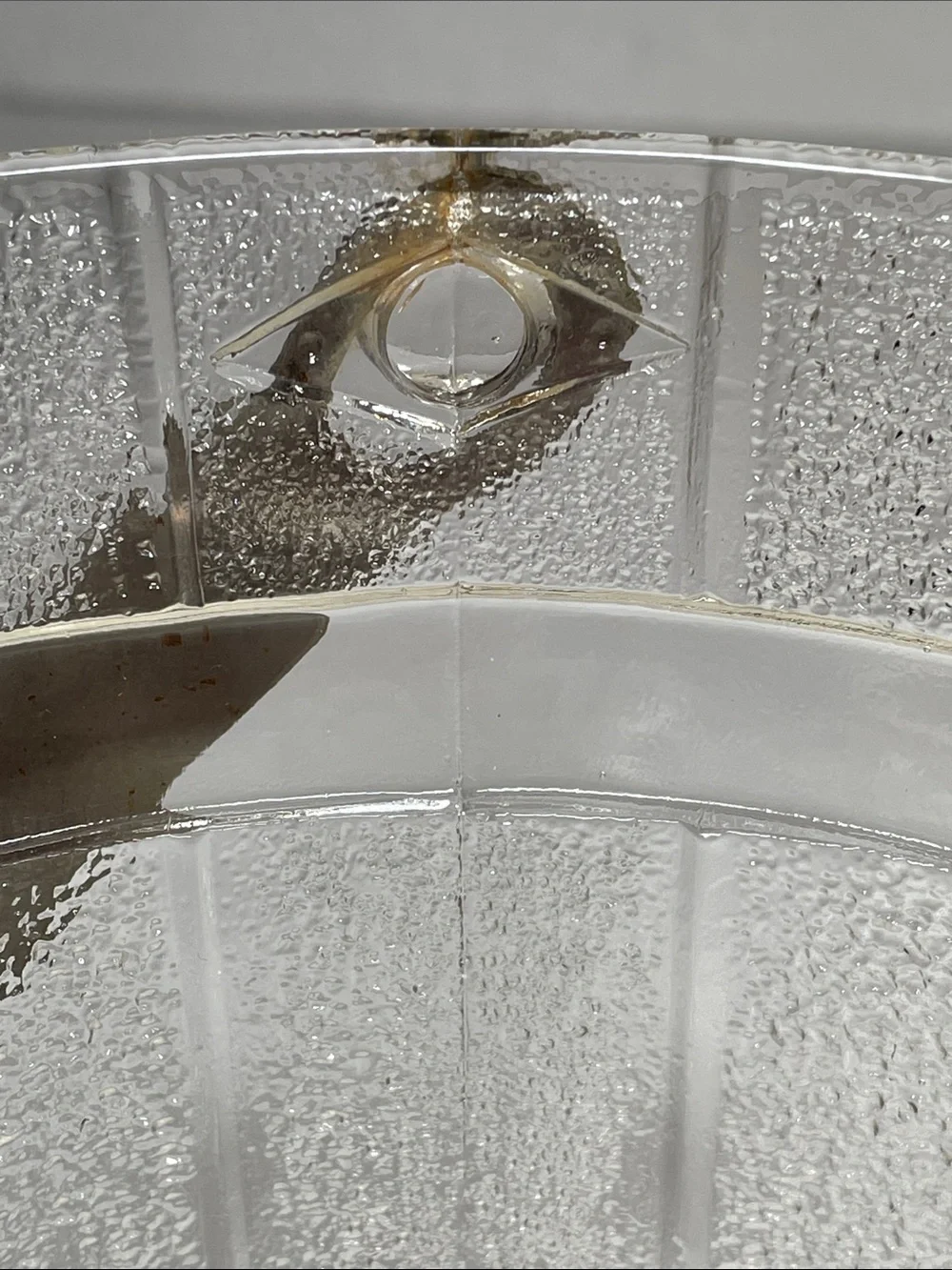 Vintage Glass Ice Bucket